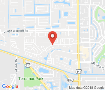 Google map image of location SW Sandalfoot Blvd, Boca Raton, FL 33428, USA